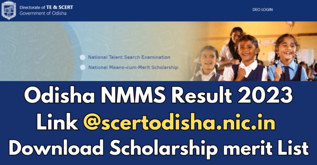 Odisha NMMS Result 2023