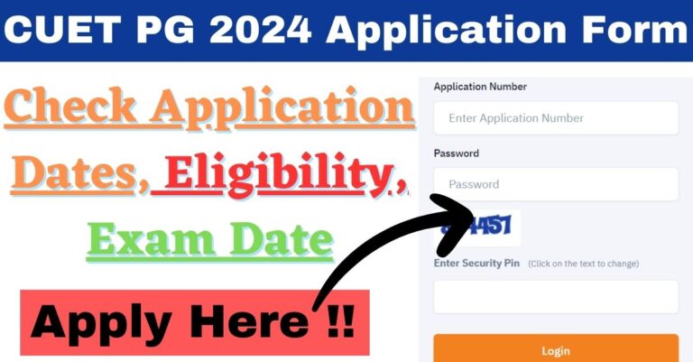 CUET PG 2024 Application Form: Check Application Dates, Eligibility ...