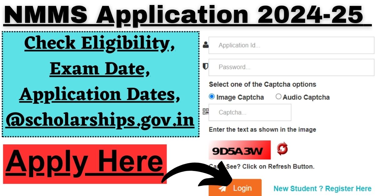 NMMS Application 202425 Form Check Eligibility, Exam Date