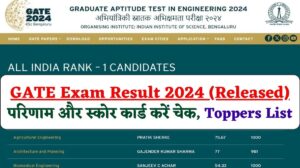 GATE Exam Result 2024