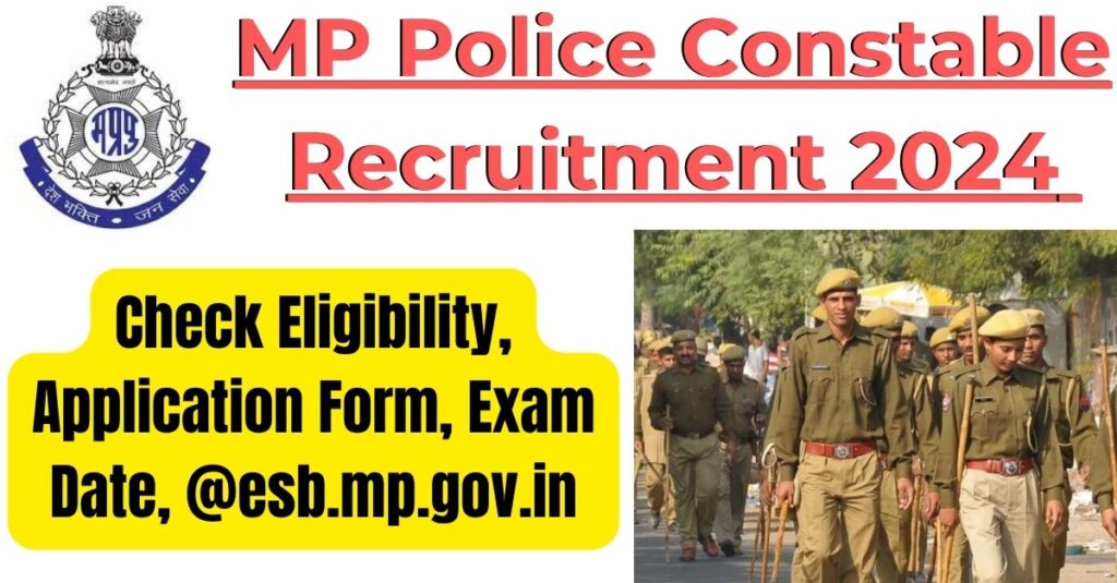 MP Police Constable Recruitment 2024 