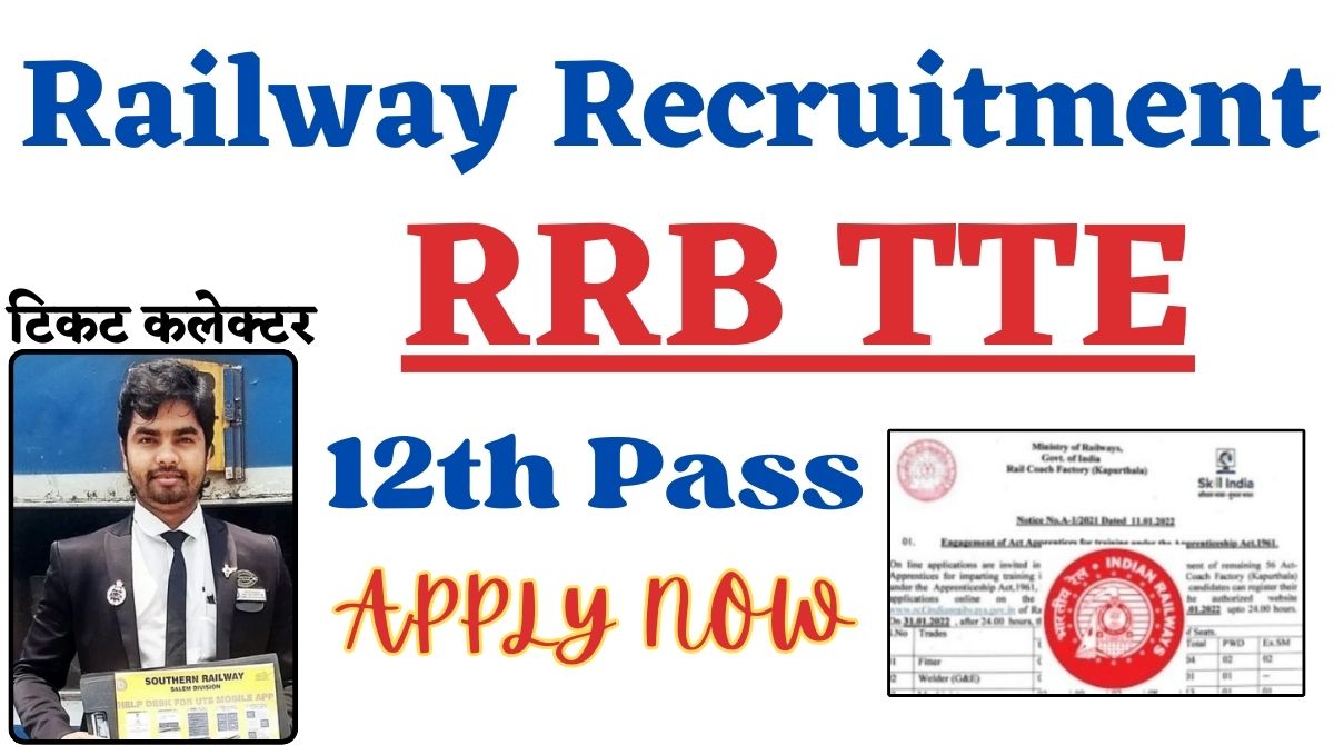 Railway TTE Recruitment 2024 Notification, Eligibility, Apply Online