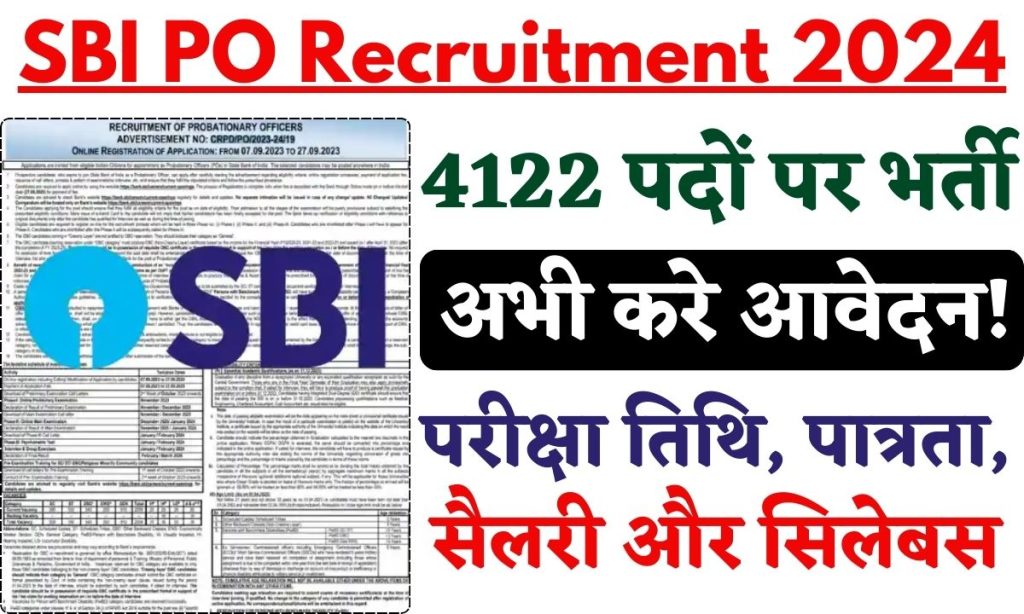 SBI PO Recruitment 2024