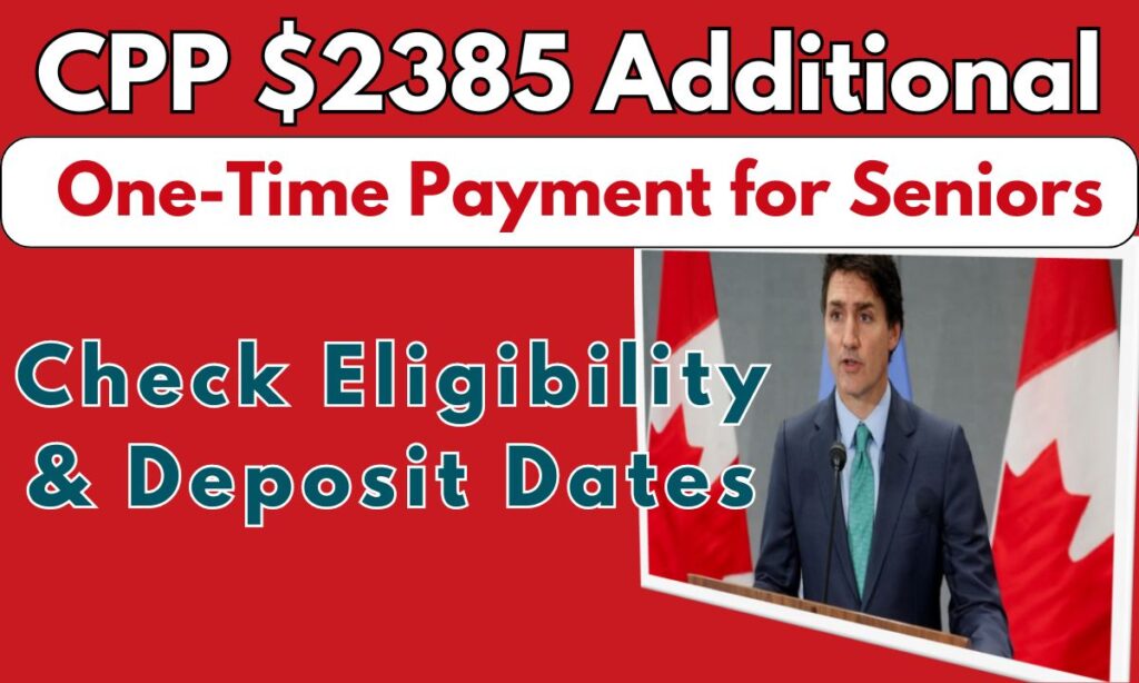 2385 Additional One-Time Payment for Seniors