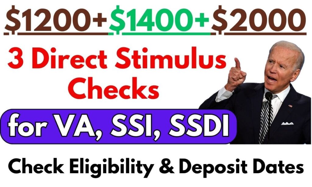 3 Direct Stimulus Checks