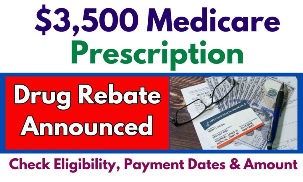 3500 Medicare Prescription Drug Rebate
