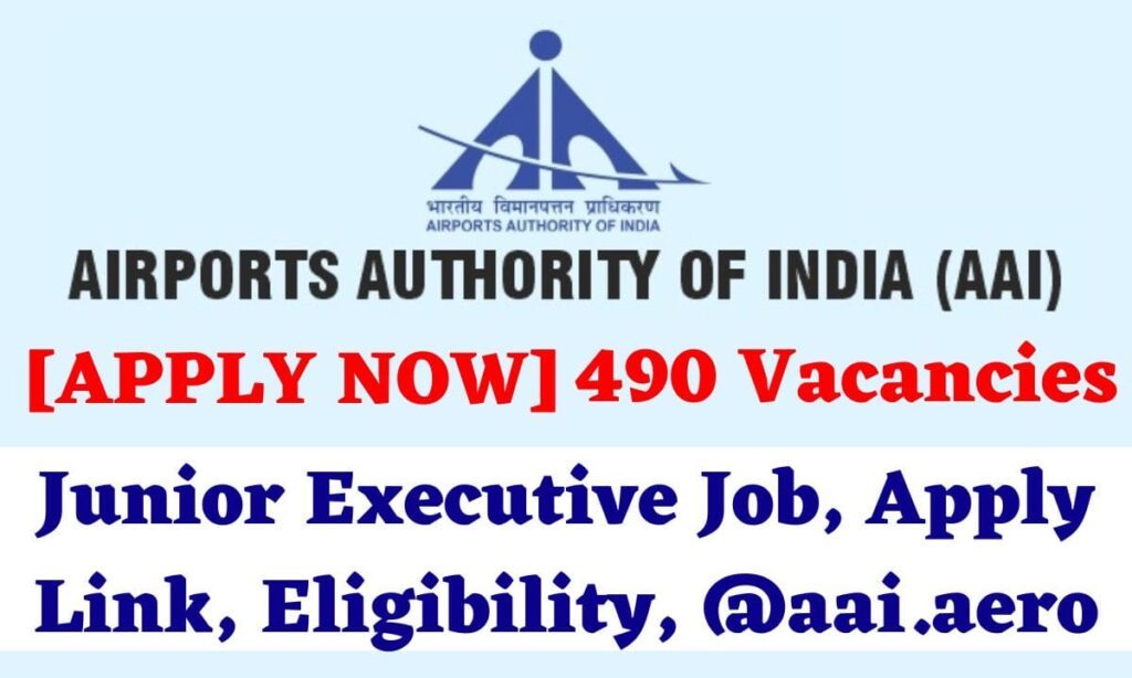 [APPLY NOW] AAI Recruitment 2024