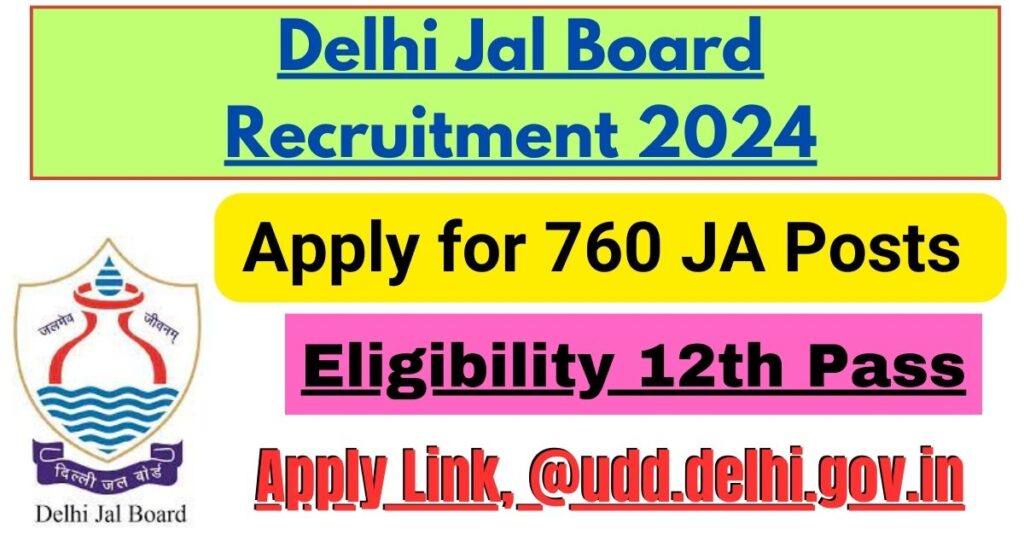 Delhi Jal Board Recruitment 2024