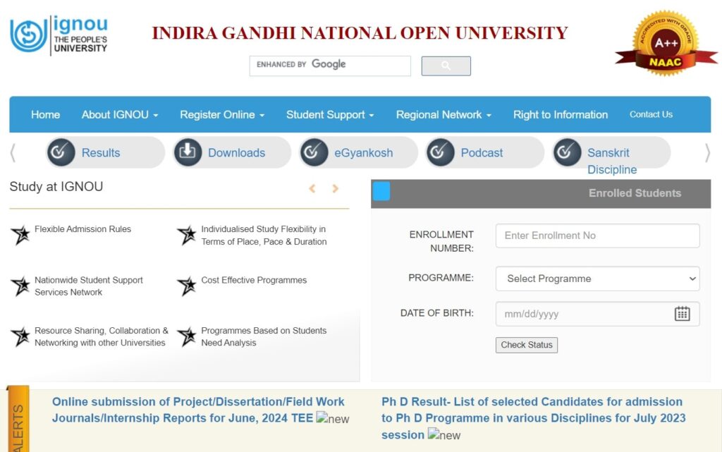 IGNOU TEE Admit Card 2024 