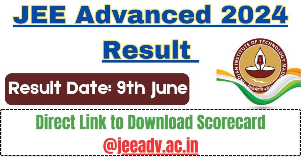 JEE Advanced 2024 Result 