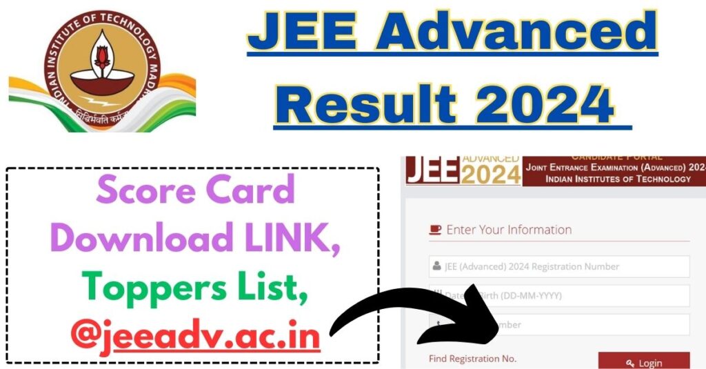 JEE Advanced Result 2024 