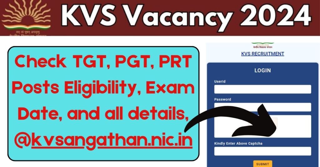 KVS Vacancy 2024