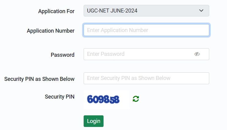 UGC NET Application Form 2024 