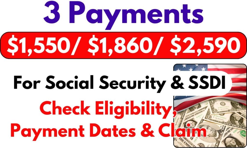 Payments of Social Security SSDI