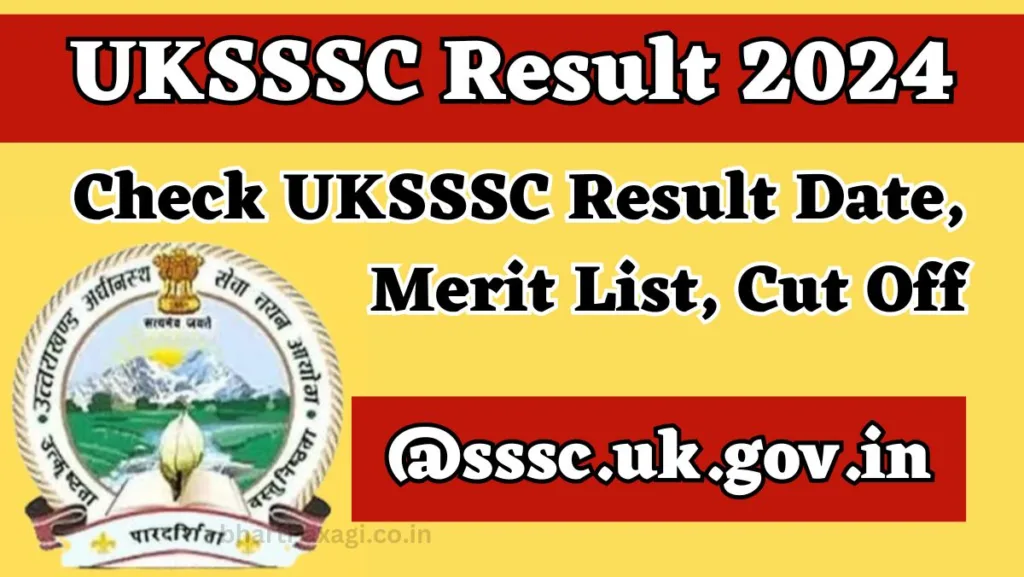 UKSSSC Result 2024