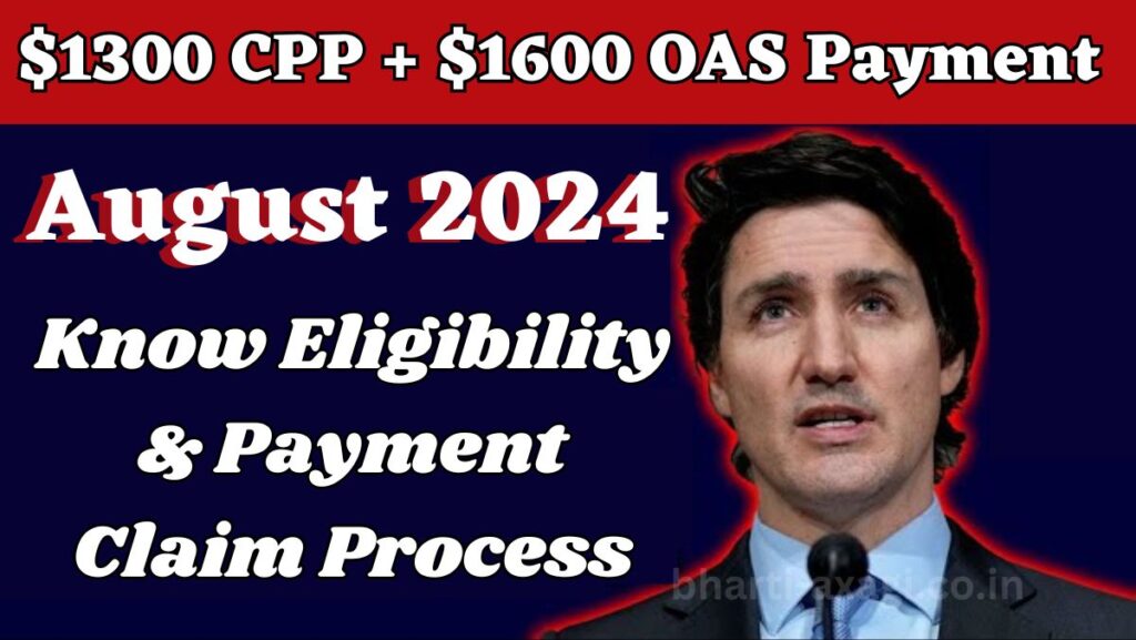 1300 CPP 1600 OAS Payment