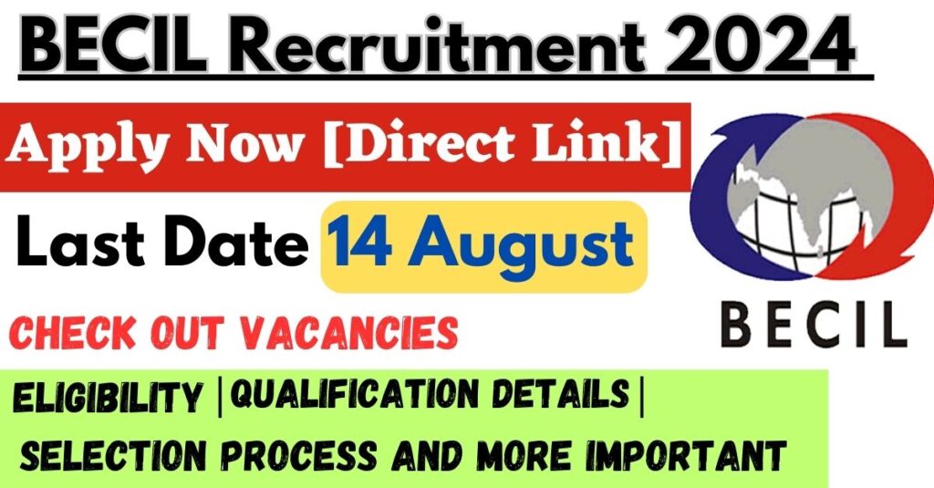 BECIL Recruitment 2024