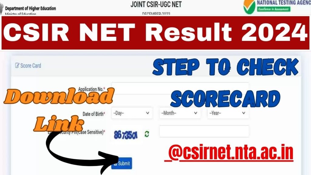 CSIR NET Result 2024