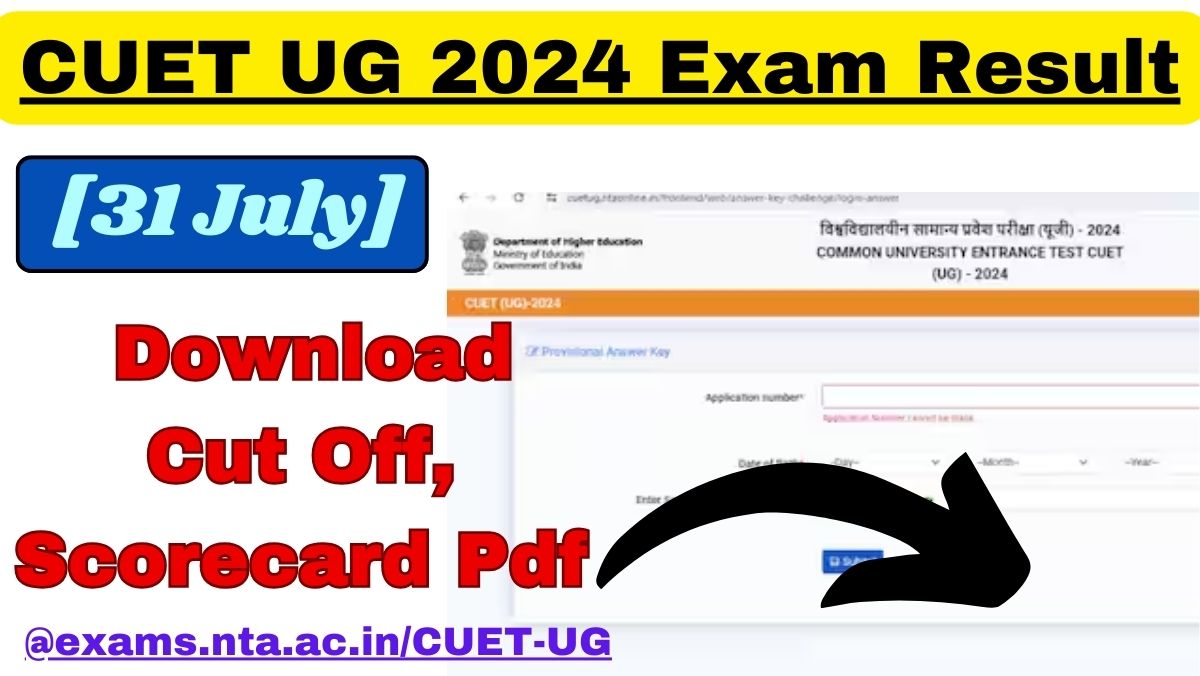 CUET UG Exam 2025 Download Cut Off, Scorecard Pdf, exams.nta.ac.in