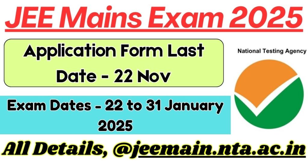 JEE Mains Exam 2025