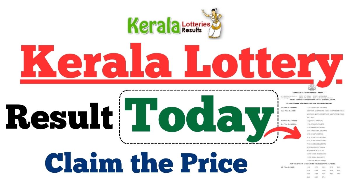 Kerala Nirmal NR-391 Lottery Result Today