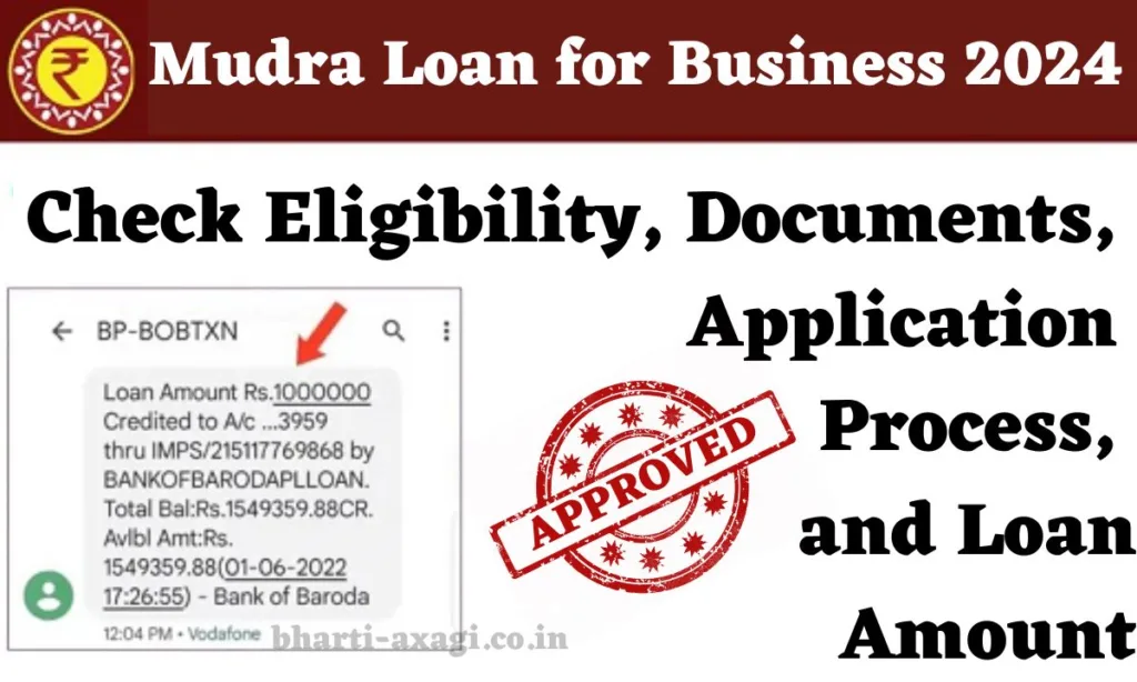 Mudra Loan for Business 2024