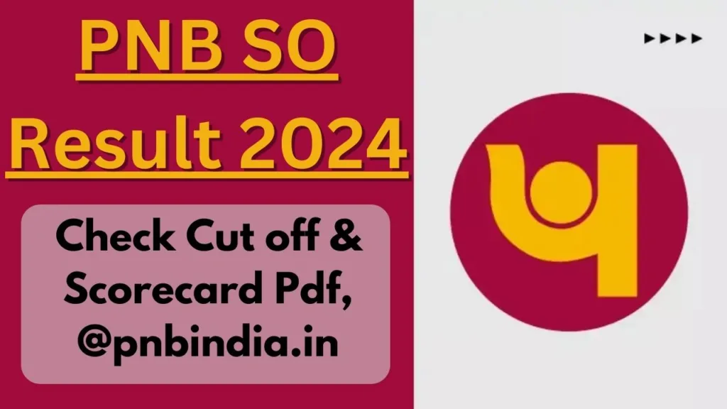 PNB SO Result 2024