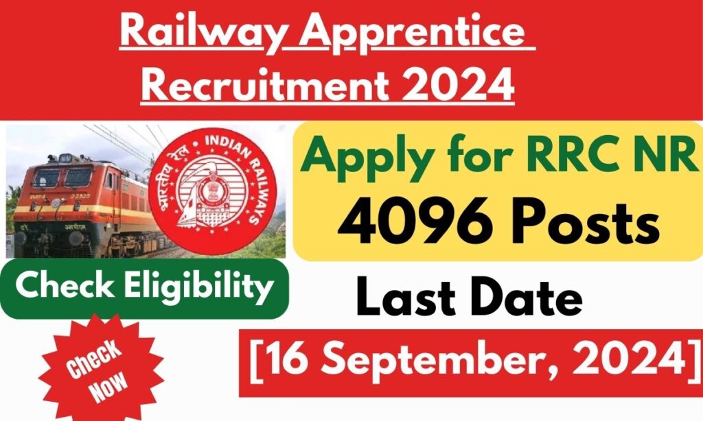 Railway Apprentice Recruitment 2024