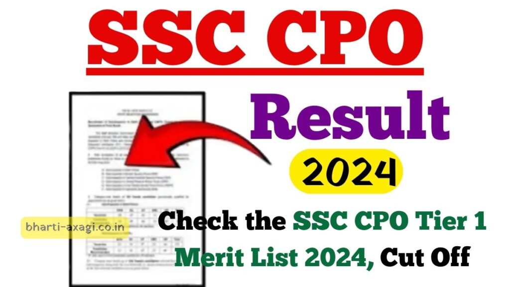 SSC CPO Result 2024