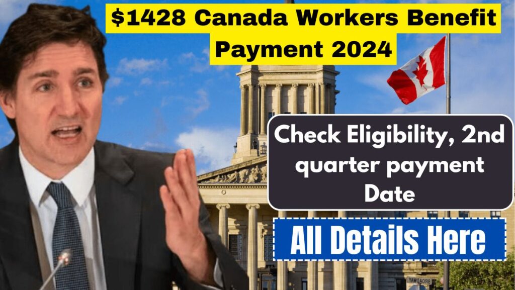 $1428 Canada Workers Benefit Payment 2024