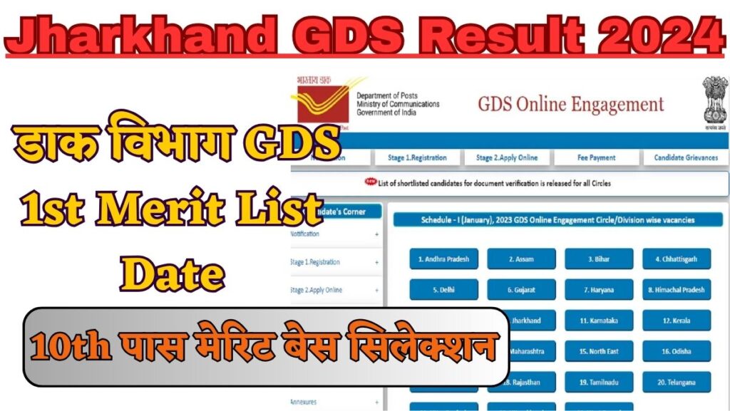 Jharkhand GDS Result 2024