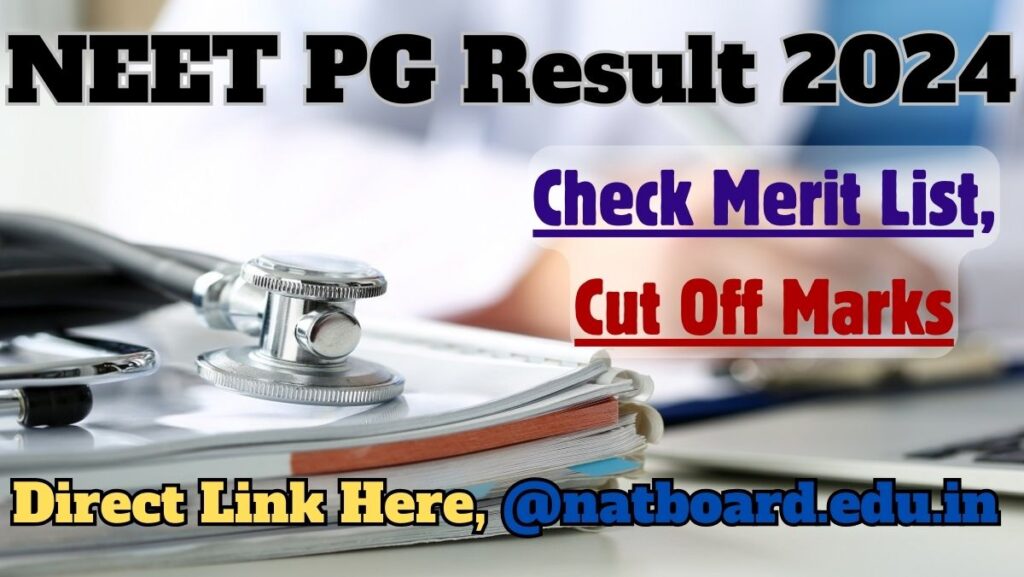 NEET PG Result 2024