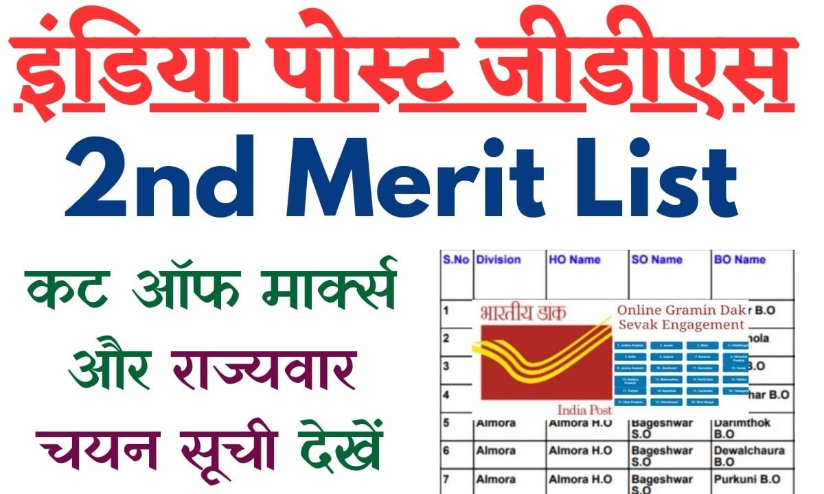 Post GDS 2nd Merit List 2024