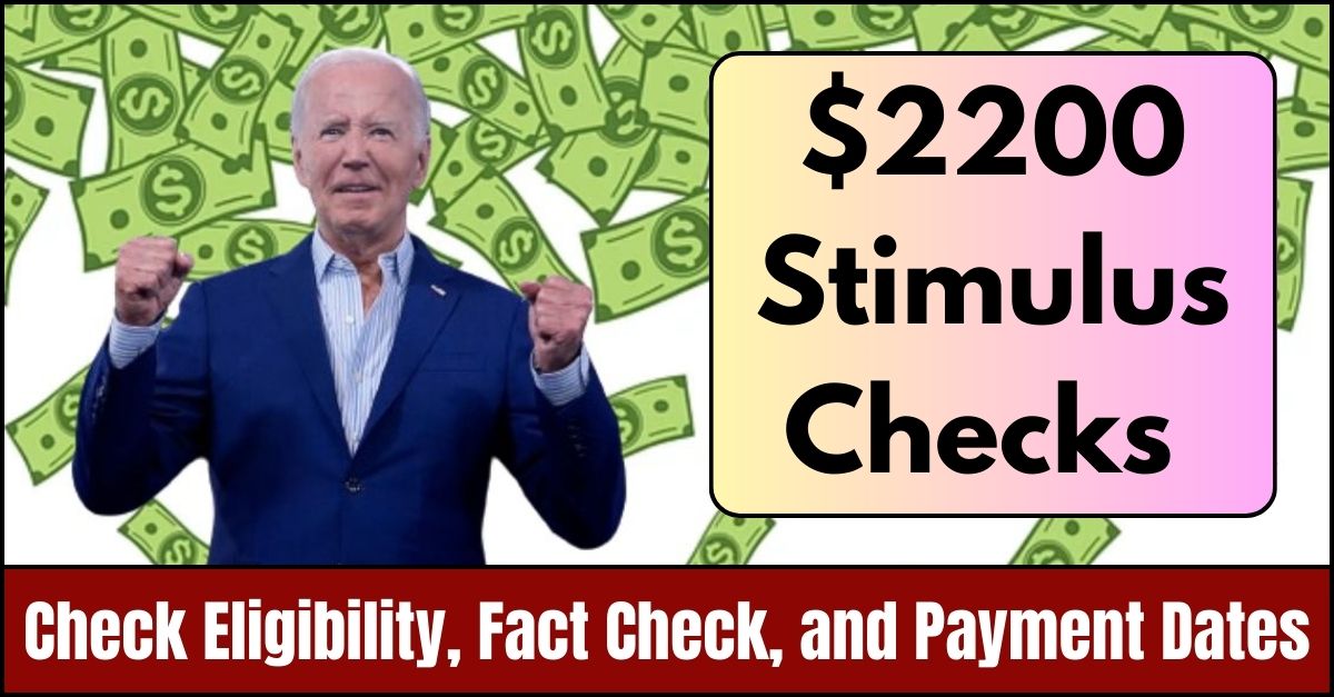 $2200 Stimulus Checks of September 2024