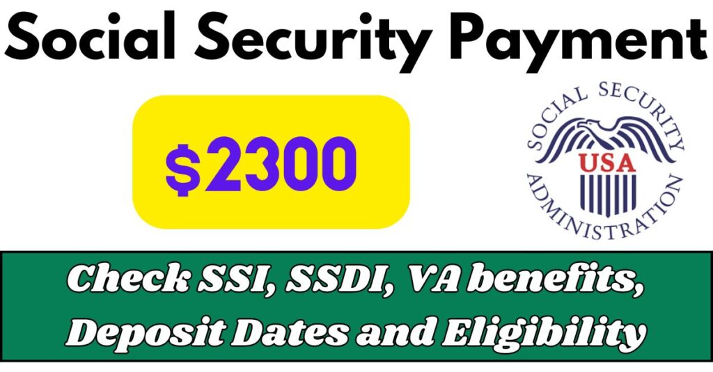 $2300 Social Security Payment 2024