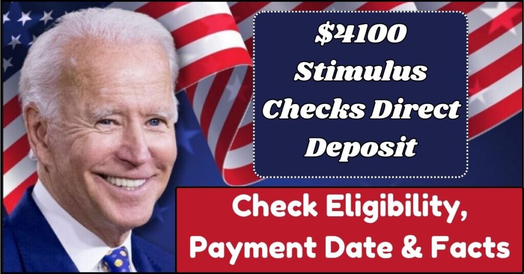 $4100 Stimulus Checks Direct Deposit Sep 2024