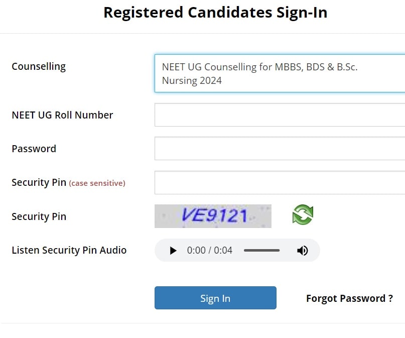 NEET UG Counselling 2024 Round 3 Registration 