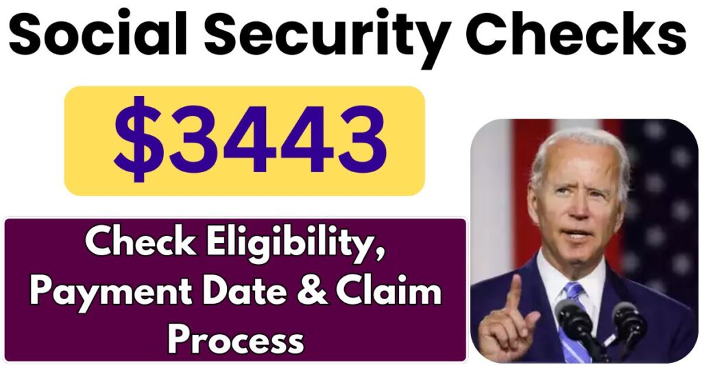 $3443 Social Security Checks Sep 2024