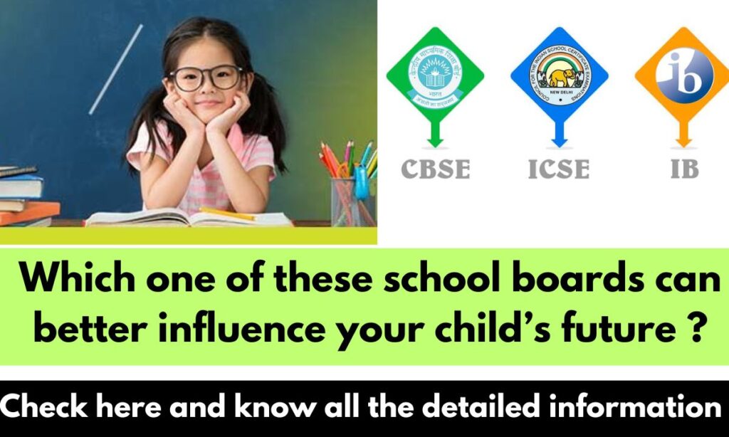 Best board IB, CBSE, or ICSE