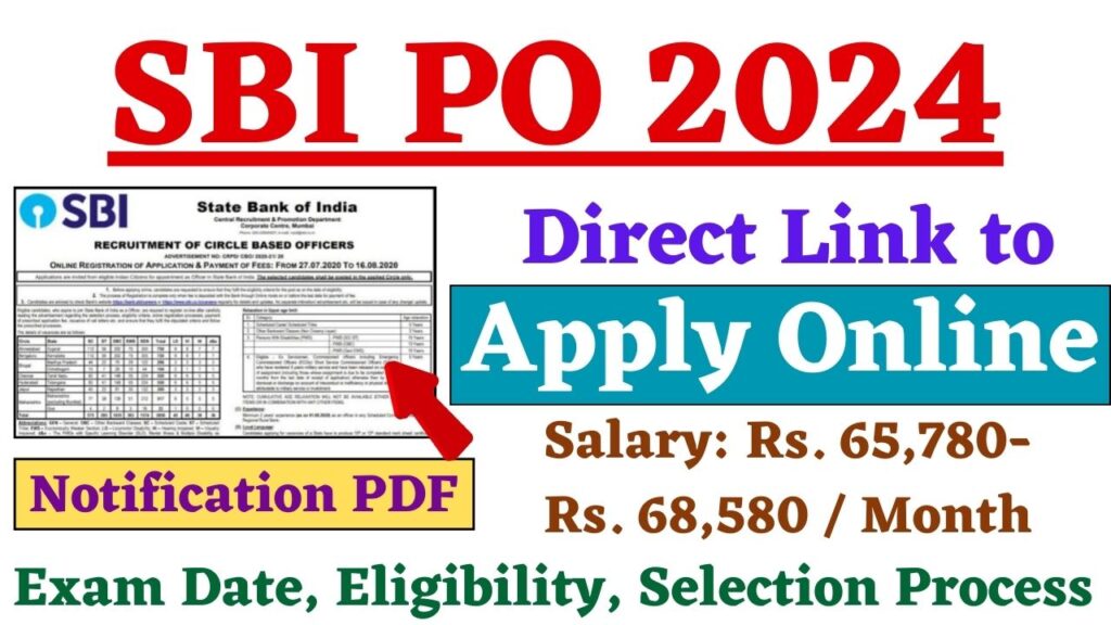 SBI PO 2024 Apply Online