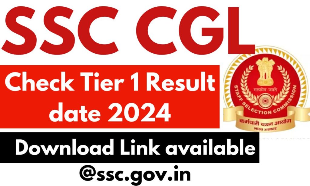 SSC CGL Tier 1 Result 2024