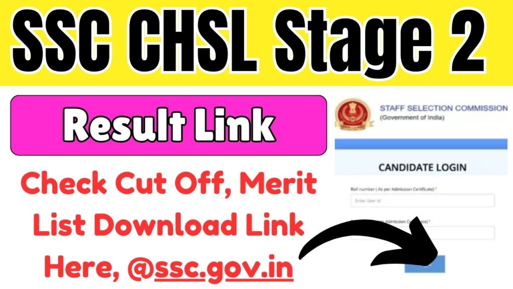 SSC CHSL Stage 2 Result 2024