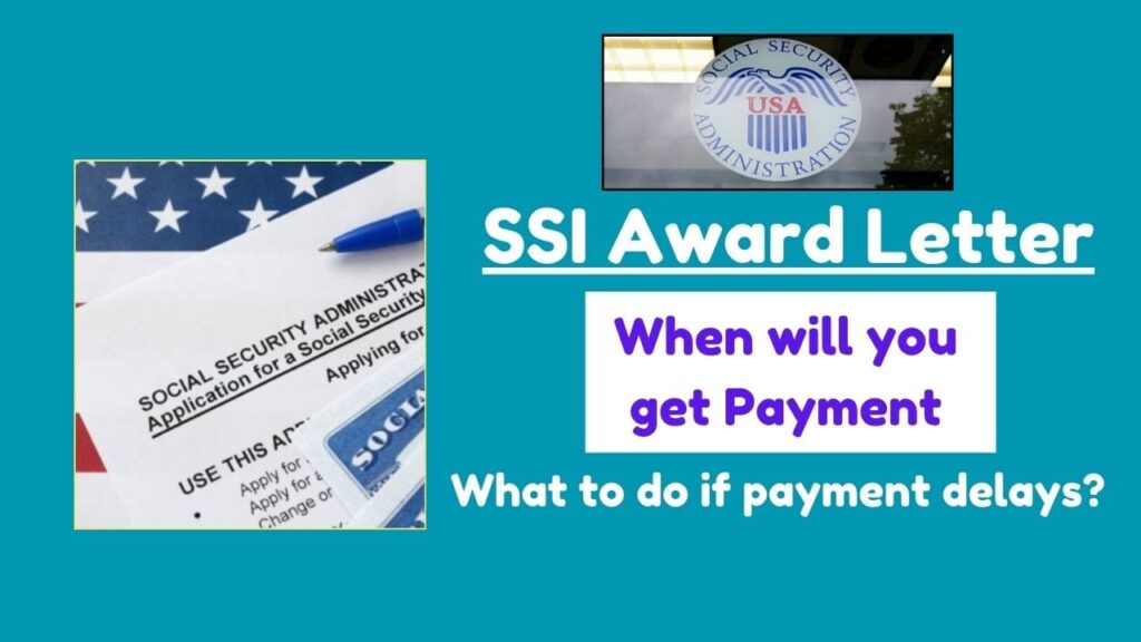 SSI Award Letter