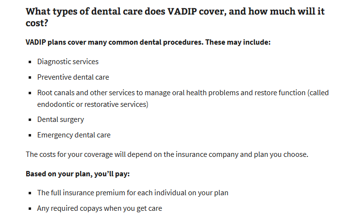 VA Dental Benefits