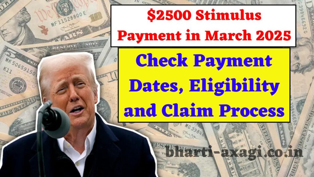 $2500 Stimulus Payment in March 2025