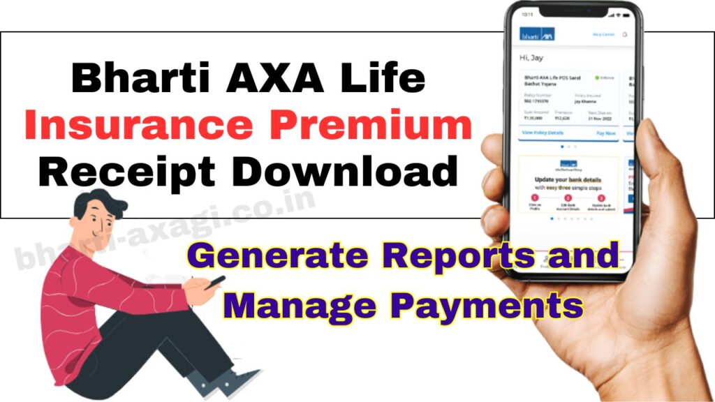 Bharti AXA Life Insurance Premium Receipt