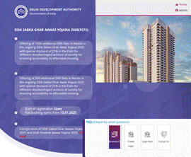 DDA Housing Scheme 2025 - Book Flats with 25% Discount, How to Apply? 2 image