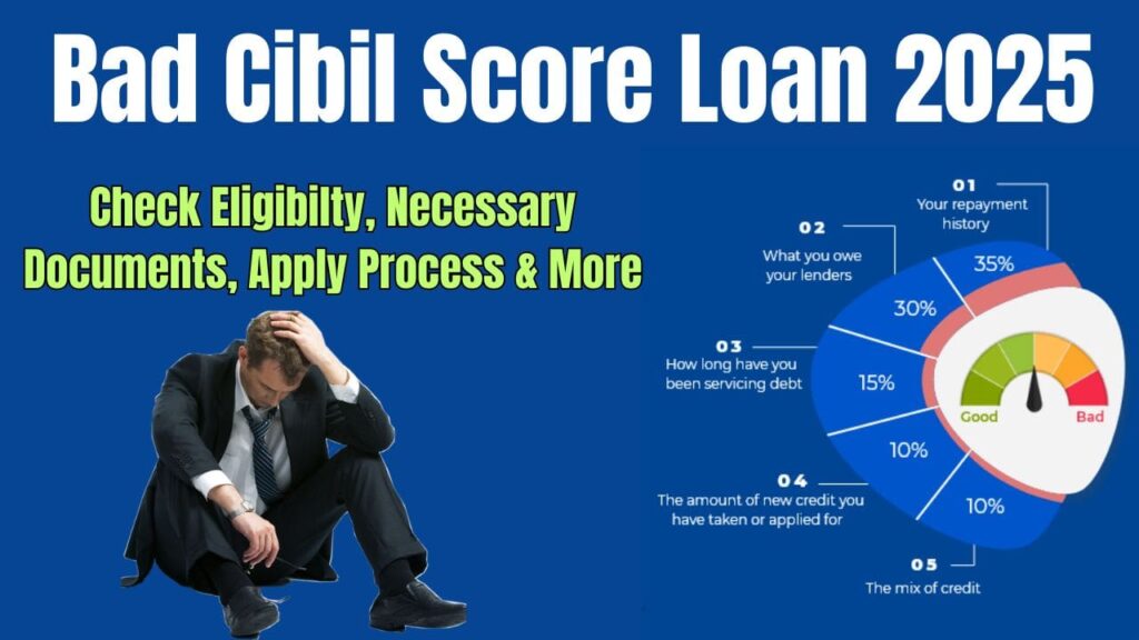 Bad Cibil Score Loan 2025: Check Eligibilty, Necessary Documents, Apply Process & More 1 Bad Cibil Score Loan