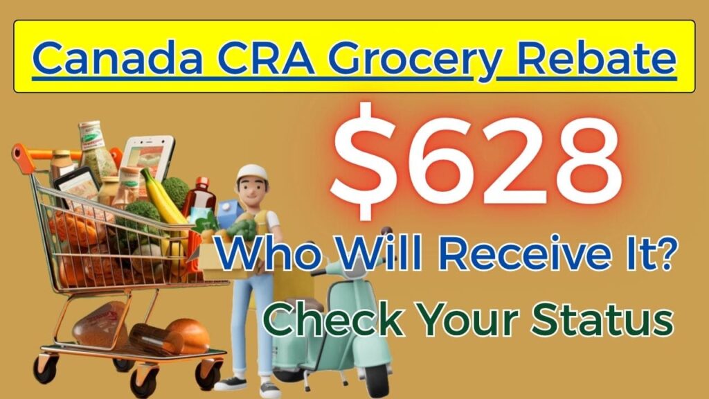 Canada CRA $628 Grocery Rebate