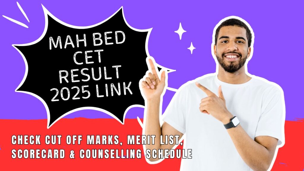 MAH BEd CET Result 2025 Link